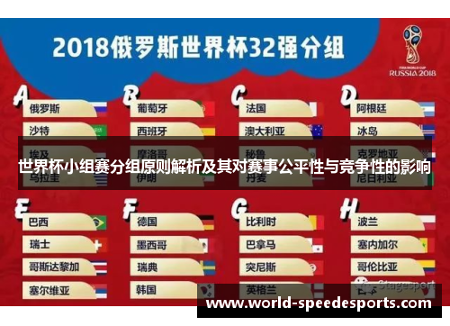 世界杯小组赛分组原则解析及其对赛事公平性与竞争性的影响